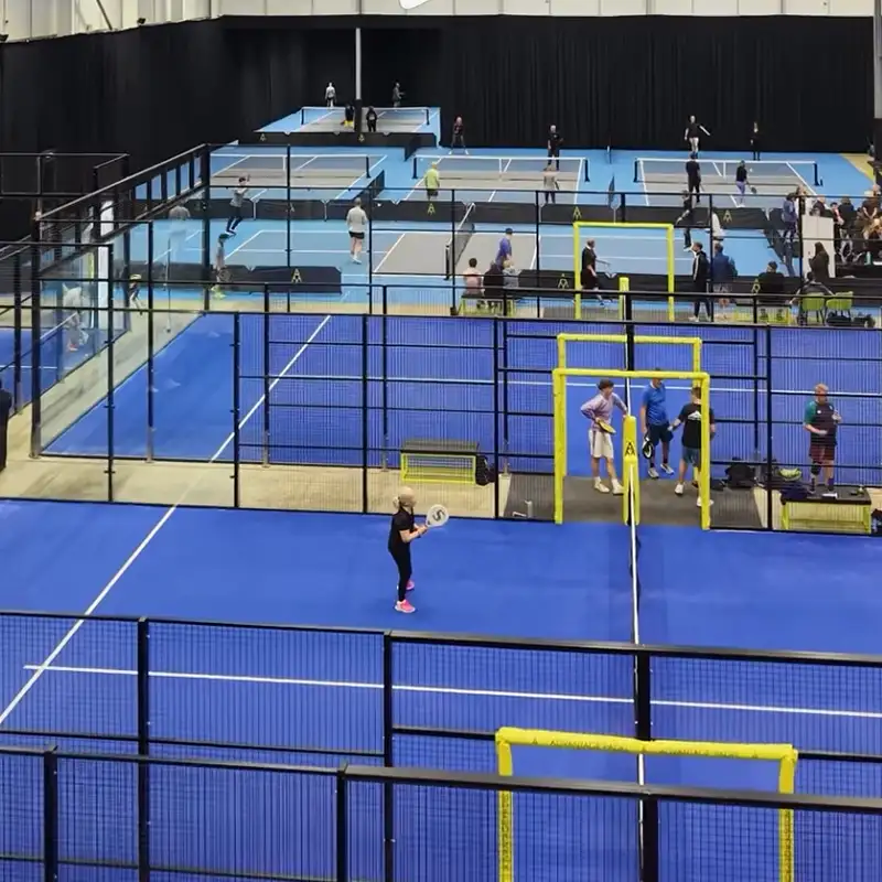 Advantage Padel facility in Mudeford, Christchurch, Dorset, home of Dorset Sports Physio