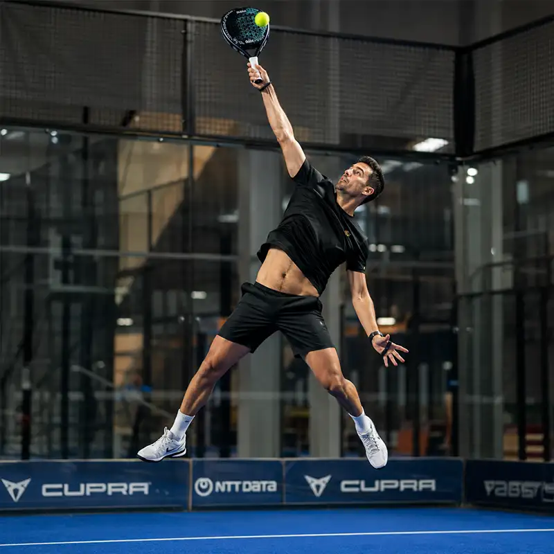 Padel serve and technical skills coaching at Advantage Padel, Christchurch