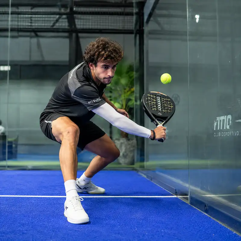 Padel wall play and tactics coaching at Advantage Padel, Mudeford