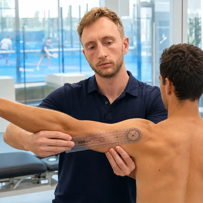 Racquet sport injury risk screening assessment at Dorset Sports Physio, Christchurch